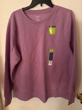 Tek Gear Lavender Crewneck Sweatshirt